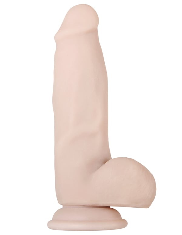 Real Supple Poseable 7In Dildo ALT view Color: IV