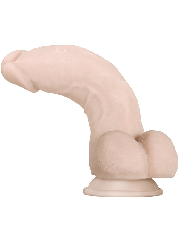Real Supple Poseable Girthy 8.5In Dildo ALT2 view Color: IV