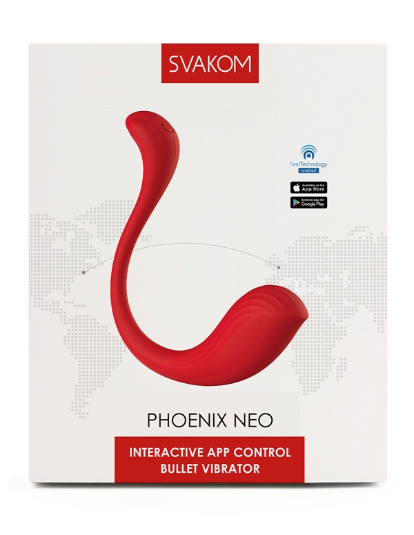 Phoenix Neo Interactive Vibrator ALT5 view Color: RD