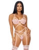 Additional PINK view of product ROMANCE BOUND TEDDY with color code PK