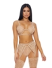 Additional NUDE view of product COME SEE ME 3PC SET with color code NU