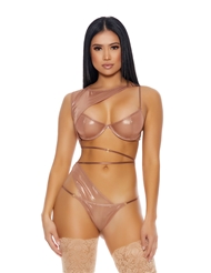 Additional  view of product SHEER ALL YOUR SECRETS 2PC SET with color code RGLD