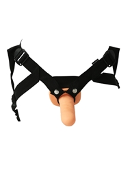 Alternate front view of EVERLASTER STUD - STRAP ON WITH DILDO