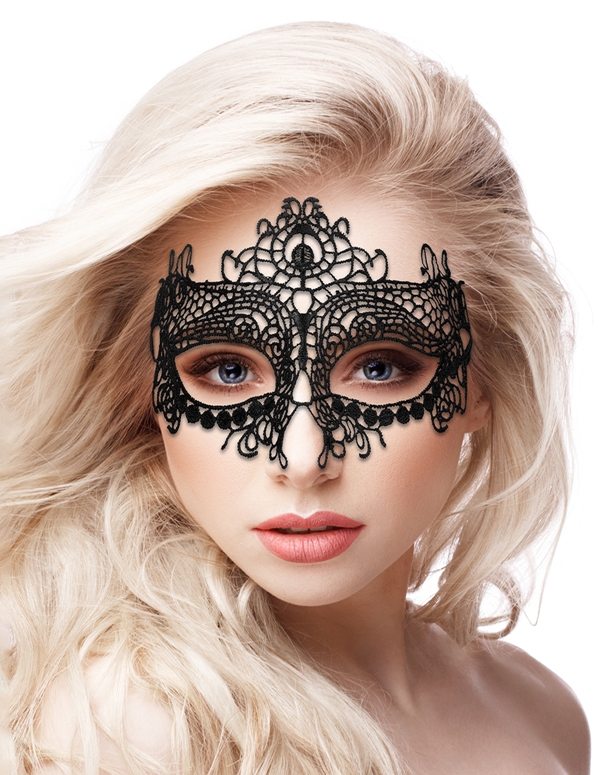 Queen Lace Mask default view Color: BK
