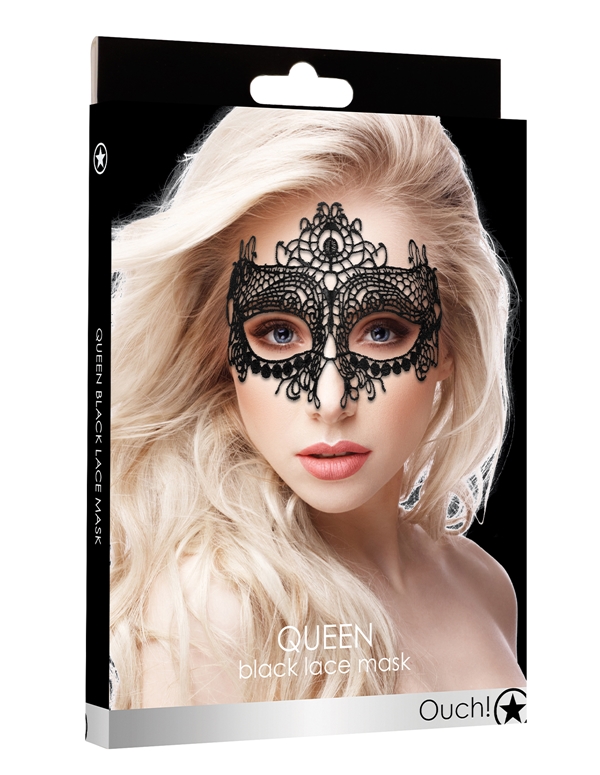 Queen Lace Mask ALT2 view Color: BK