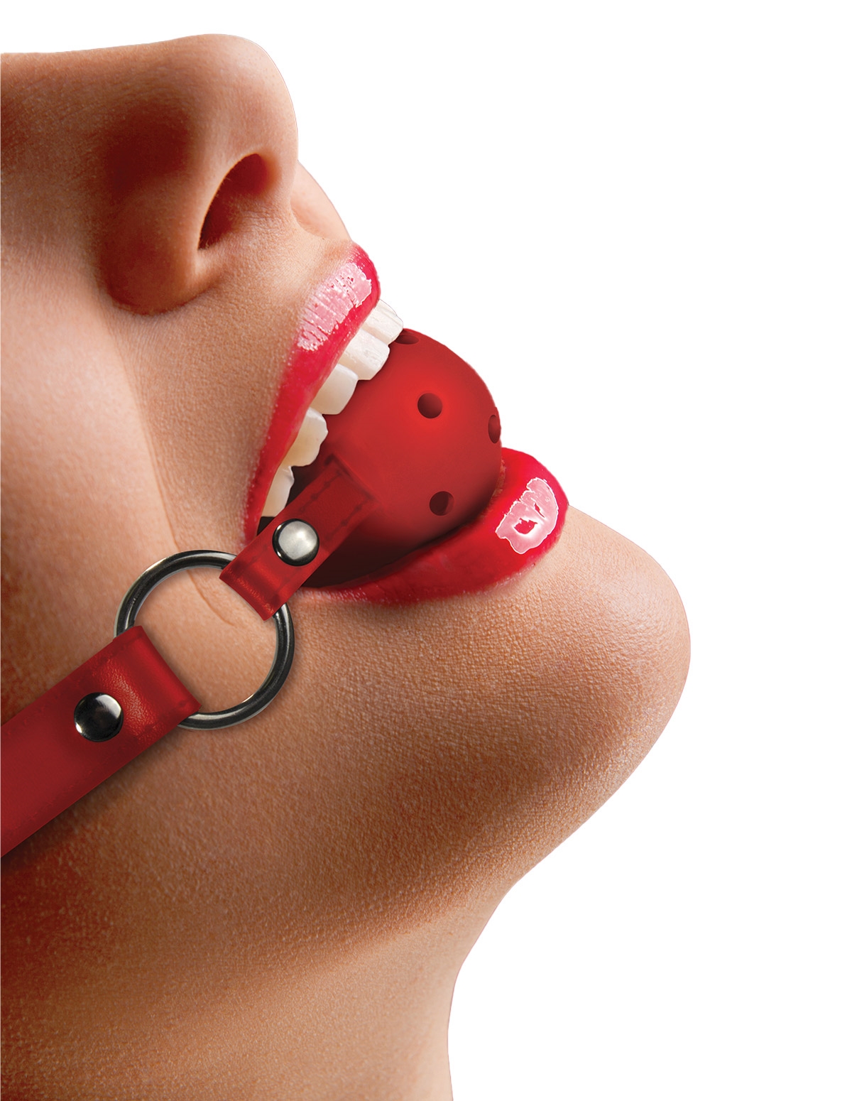 OUCH BREATHABLE BALL GAG - OU047RED-03215 | Lover's Lane