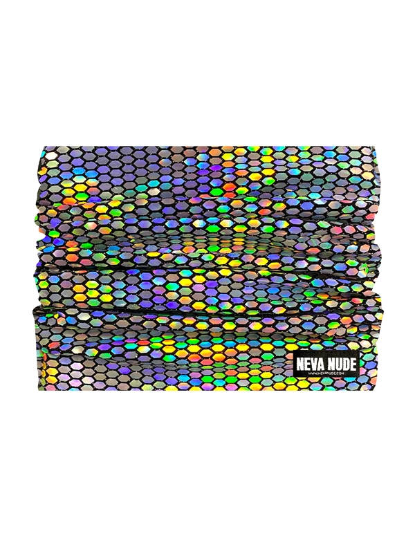 SUPER HOLOGRAPHIC SEXY NECKSIES ALT2 view Color: BKS