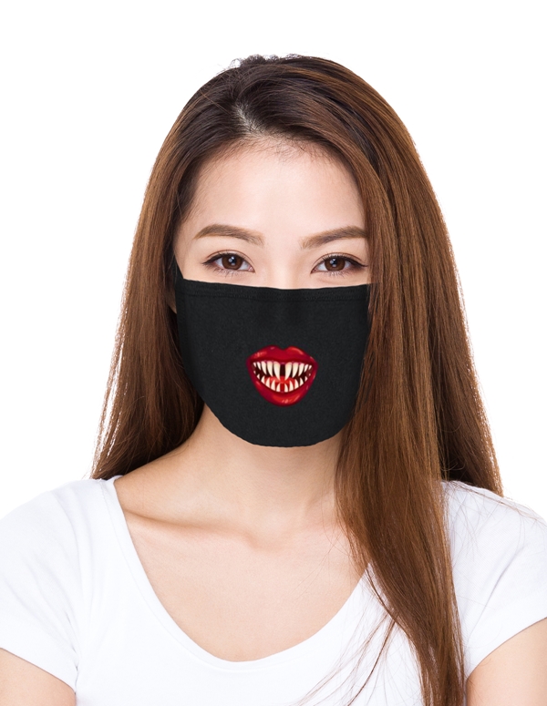 Scary Mouth Face Mask default view Color: SCM