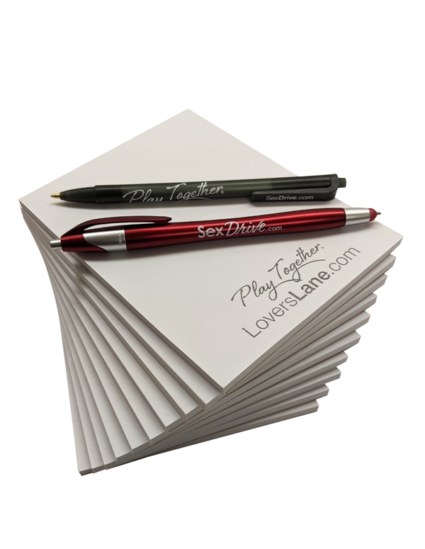 10 Pack Notepad With Pens ALT1 view Color: NC