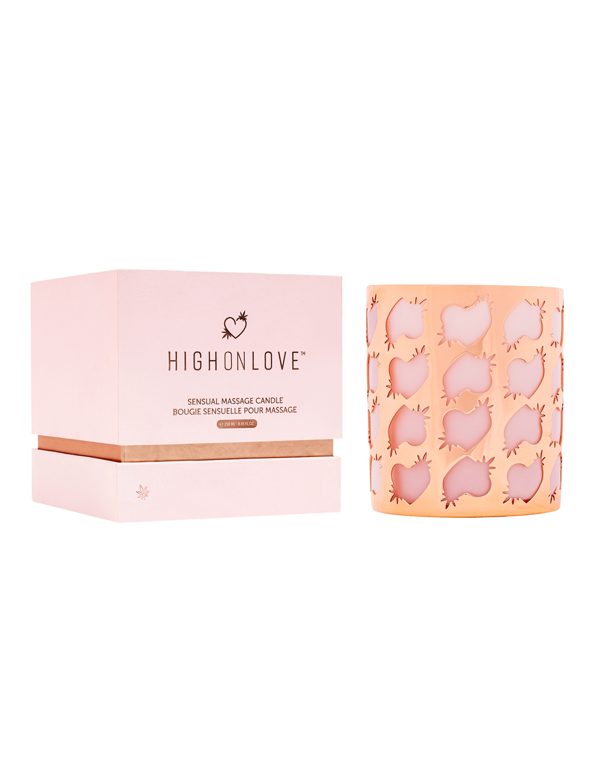 alternate image for High On Love Sensual Massage Candle