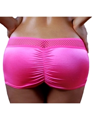Alternate back view of HONEYCOMB SCRUNCH BACK SKIRT