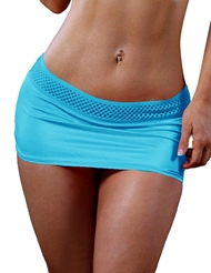 Additional  view of product HONEYCOMB SCRUNCH BACK SKIRT with color code TQ