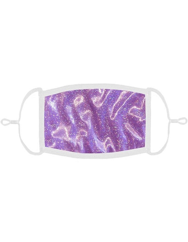 HOLOGRAM FABRIC FACE MASK ALT1 view Color: LV