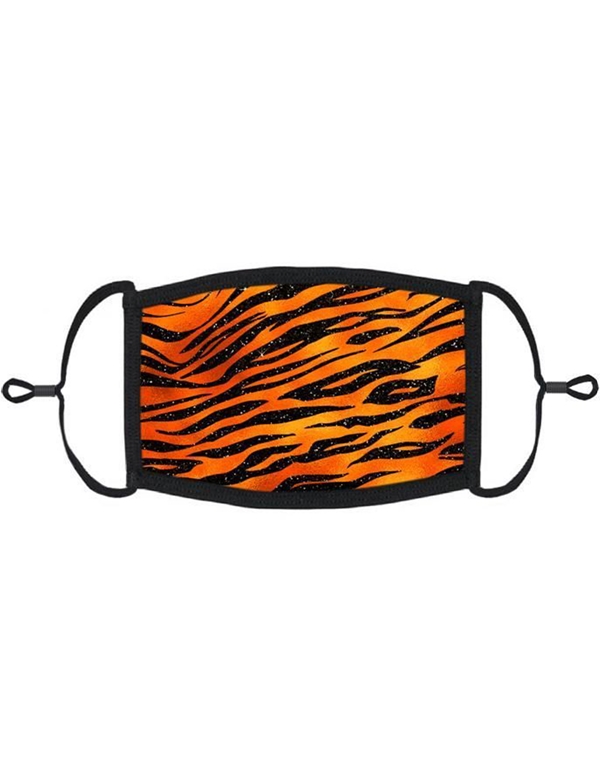 ORANGE TIGER FACE MASK ALT1 view Color: TG