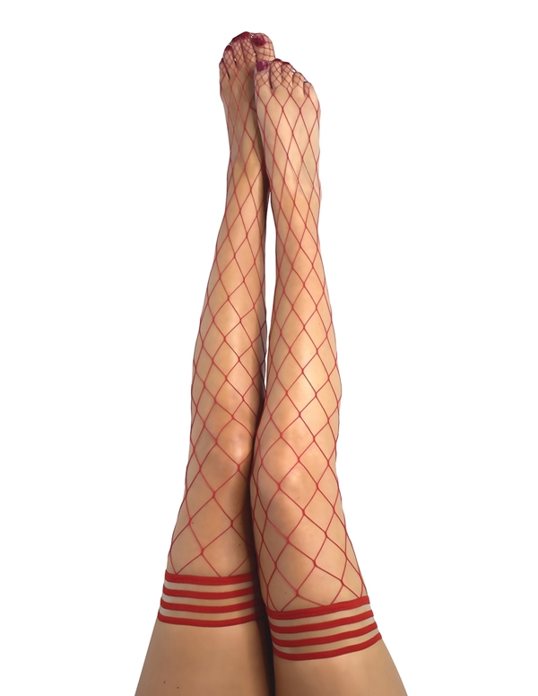 Claudia Fence Net Thigh High default view Color: RD