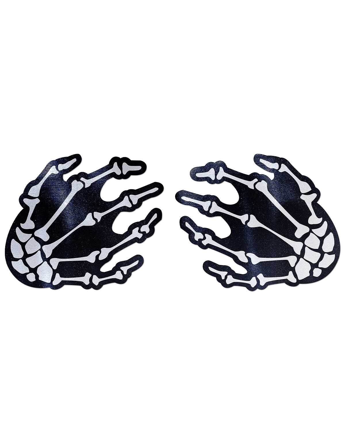 alternate image for Pastease Skeleton Hands Pasties
