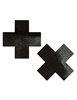 Additional BLACK view of product PASTEASE LIQUID BLACK CROSS PASTIES with color code BK