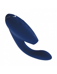Alternate back view of WOMANIZER DUO VIBRATOR - BLUEBERRY
