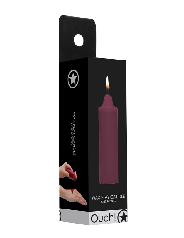Ouch Wax Play Candle - Rose Scent ALT3 view Color: RS