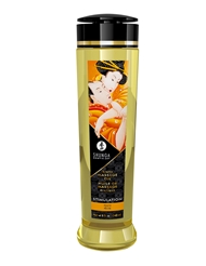 Front view of EROTIC MASSAGE OIL - STIMULATION PEACH
