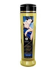 Front view of EROTIC MASSAGE OIL - SEDUCTION MIDNIGHT FLOWER