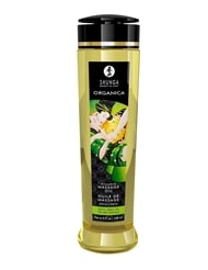 Alternate front view of ORGANICA KISSABLE MASSAGE OIL - EXOTIC GREEN TEA