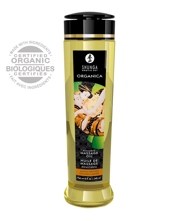 Organica Kissable Massage Oil - Almond Sweetness ALT view Color: NC