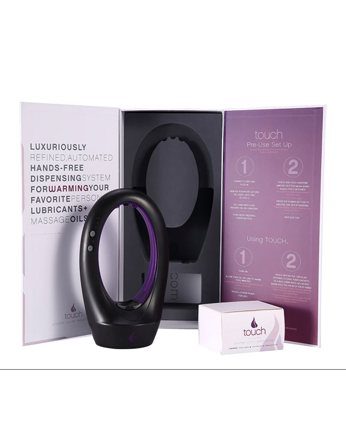 TOUCH - LUBRICANT WARMER - TOUCH-BLK-03267 | Lover's Lane