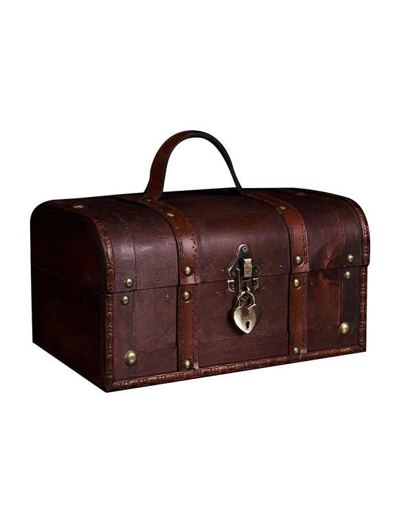 Antique Locking Pleasure Chest With Handle default view Color: NC