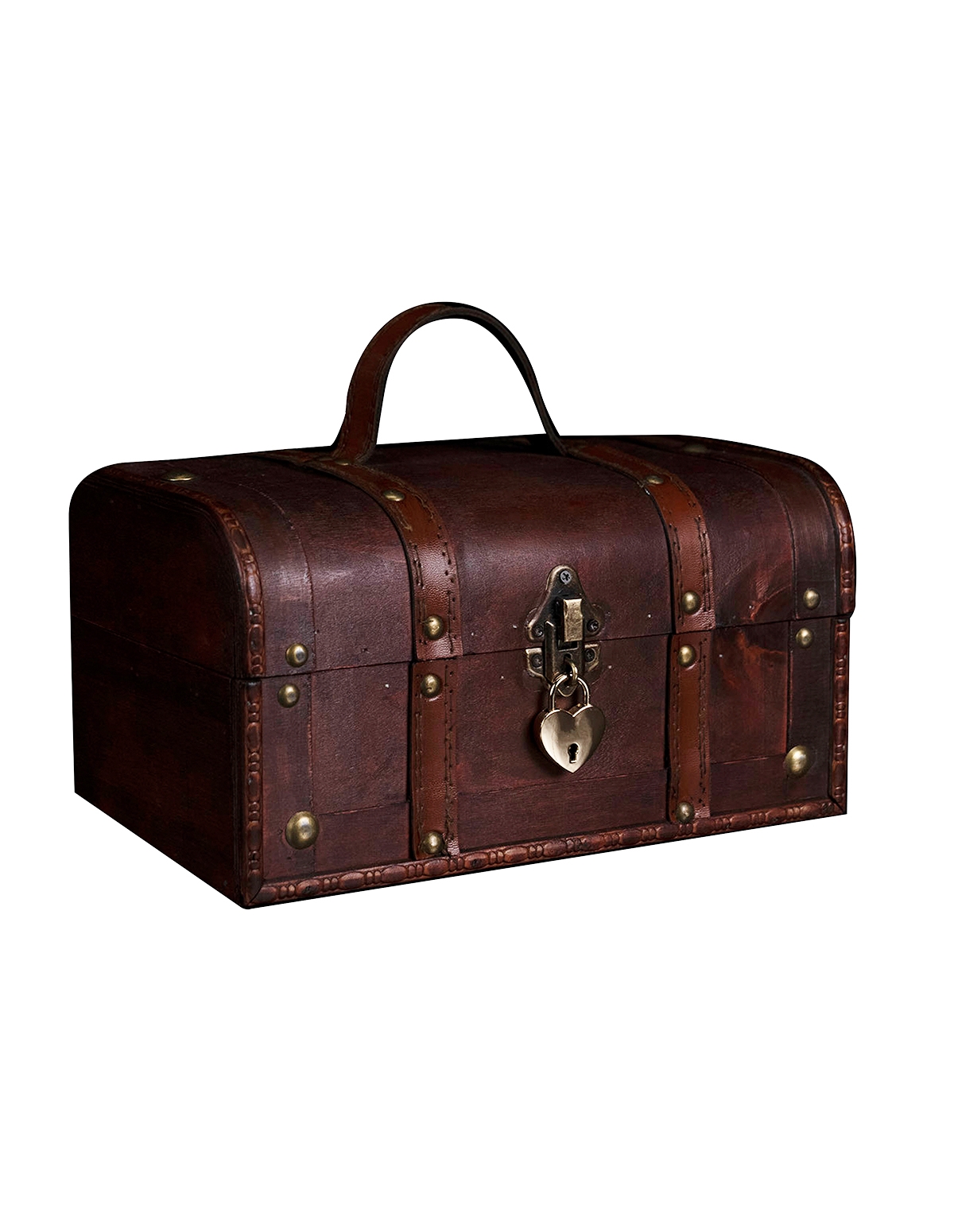 alternate image for Antique Locking Pleasure Chest With Handle