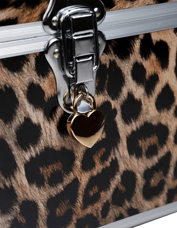 Mini Leopard Pleasure Chest With Lock Set ALT view Color: LE