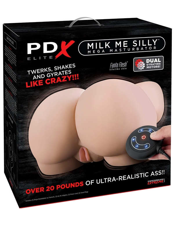 Pdx Elite Milk Me Silly Mega Masturbator ALT6 view Color: NU.