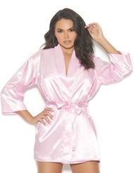 Additional  view of product CHARMEUSE KIMONO ROBE with color code BPK