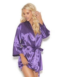 Additional  view of product CHARMEUSE KIMONO ROBE with color code PR