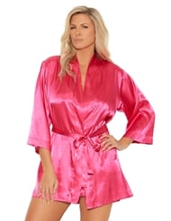 Additional  view of product CHARMEUSE KIMONO ROBE with color code FUC