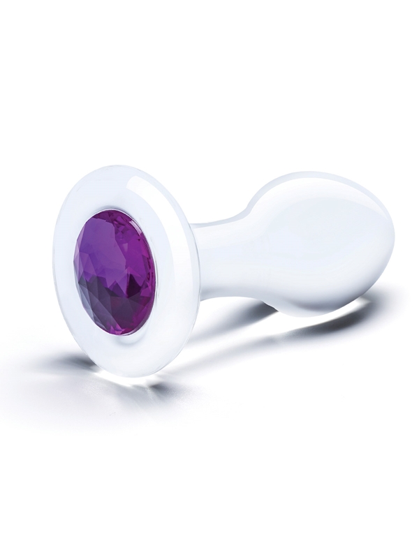 Bling Bling 3.5 Inch Glass Plug - GLAS-162-04114 | Lover's Lane