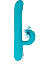 Alternate back view of THE SHOW STOPPER RECHARGEABLE SILICONE THRUSTING VIBRATOR