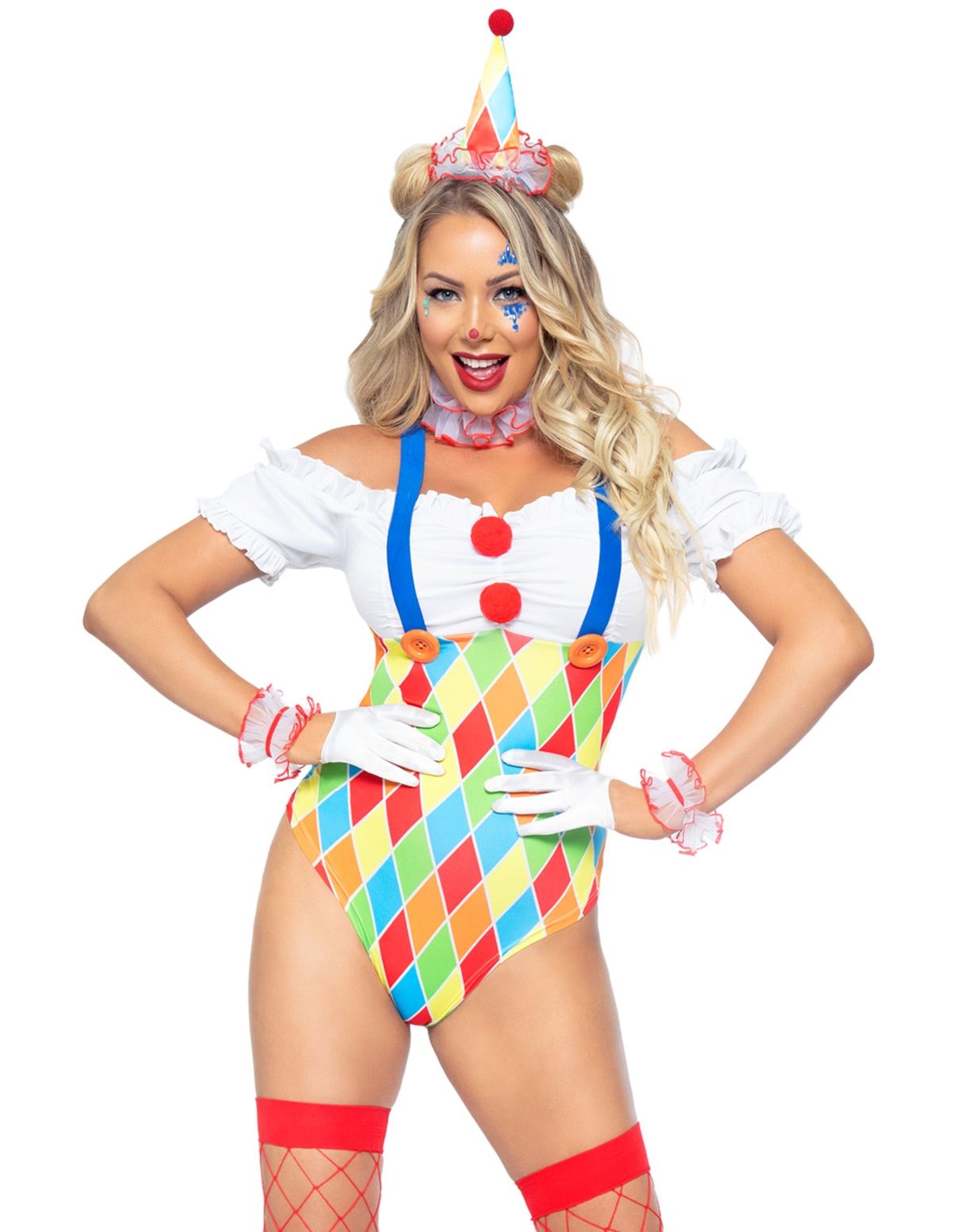 alternate image for Clown Cutie 4Pc Costume
