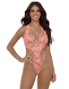 Additional PEACH view of product STRAPPY IRIDESCENT TEDDY with color code PC