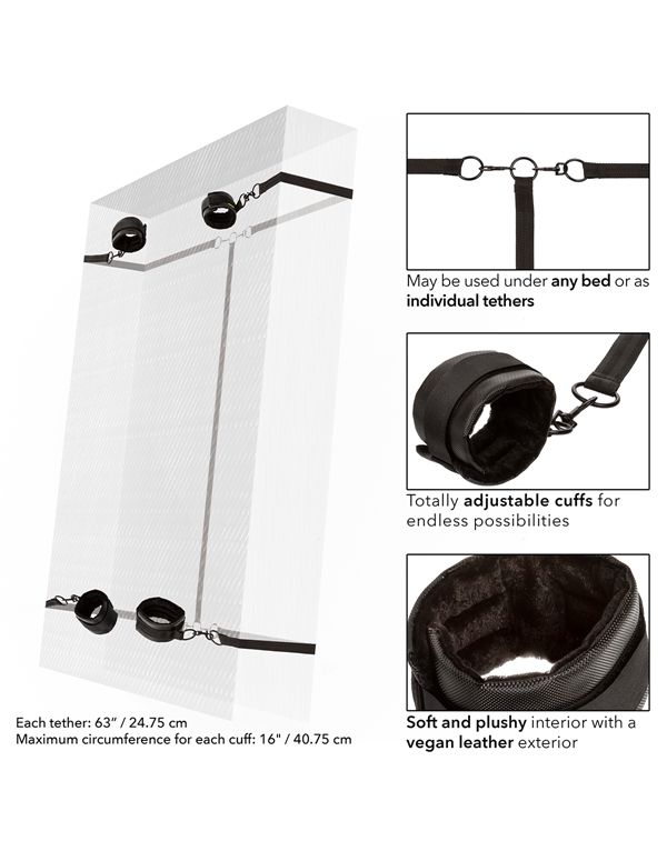 BOUNDLESS BED RESTRAINT ALT6 view Color: BK