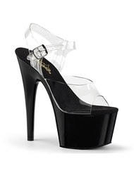 Front view of ADORE PLATFORM WITH ANKLE STRAP