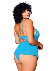 Additional  view of product DARK IN LOVE PLUS SIZE TEDDY with color code TL-ALT1