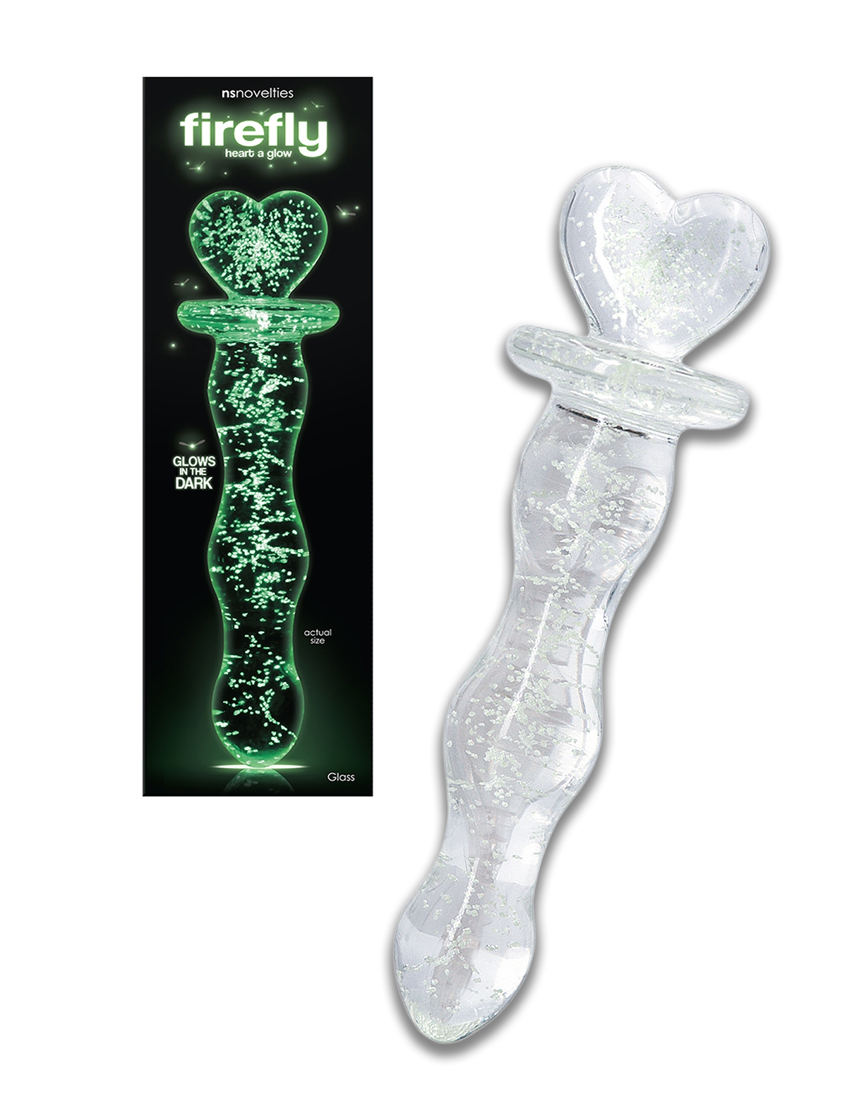 alternate image for Firefly Heart A Glow Glass Wand