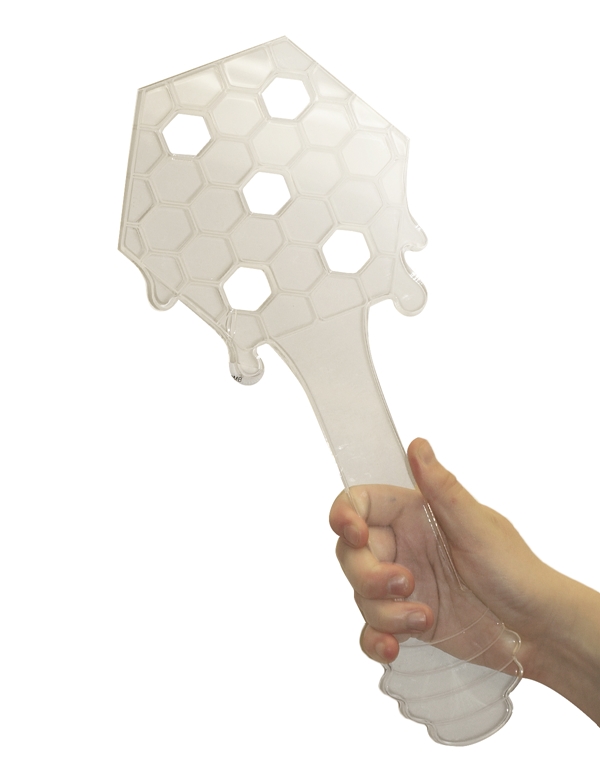 Acrylic Honeycomb Paddle Glutton For Punishment default view Color: NC