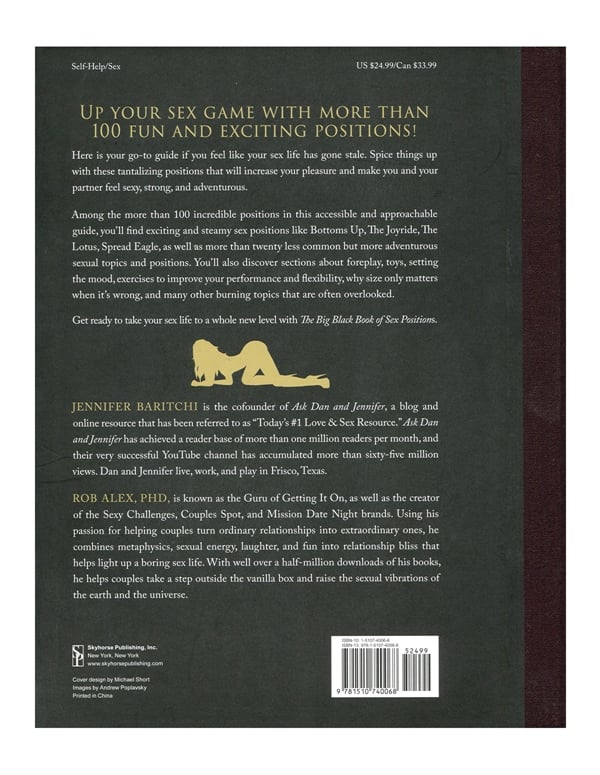 Big Black Book Of Sex Positions Book | SexDrive.com