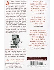 Alternate back view of SHE COMES FIRST BOOK