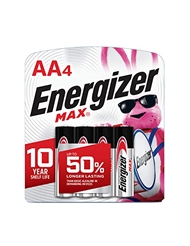 Alternate back view of ENERGIZER 4 PACK AA