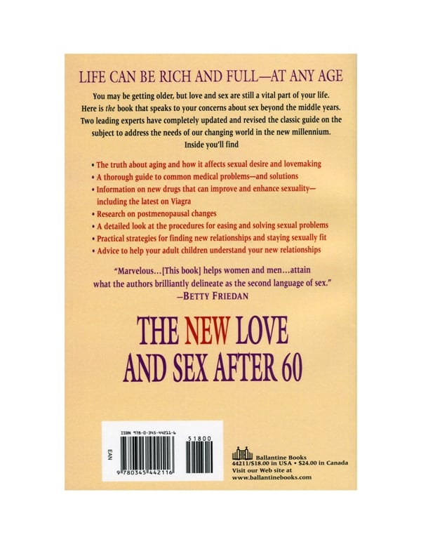 New Love And Sex After 60 Book ALT1 view Color: NC