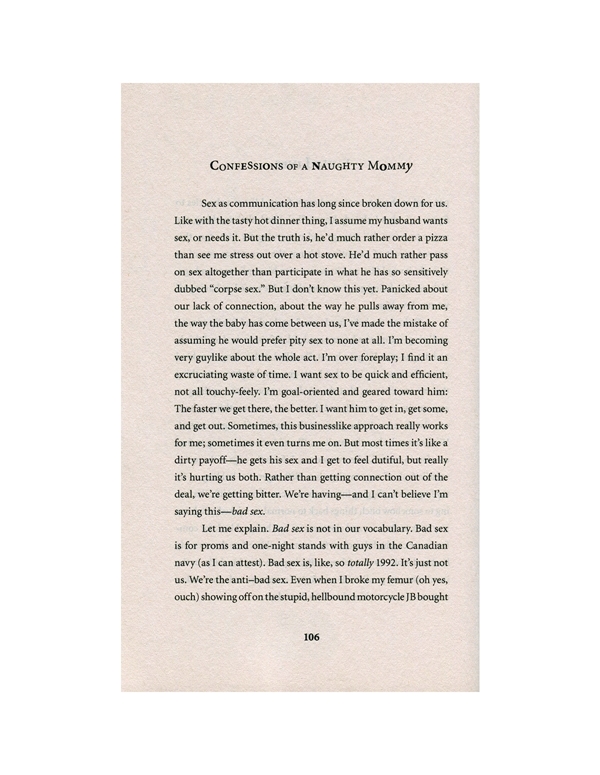 CONFESSIONS OF A NAUGHTY MOMMY BOOK ALT4 view Color: NC