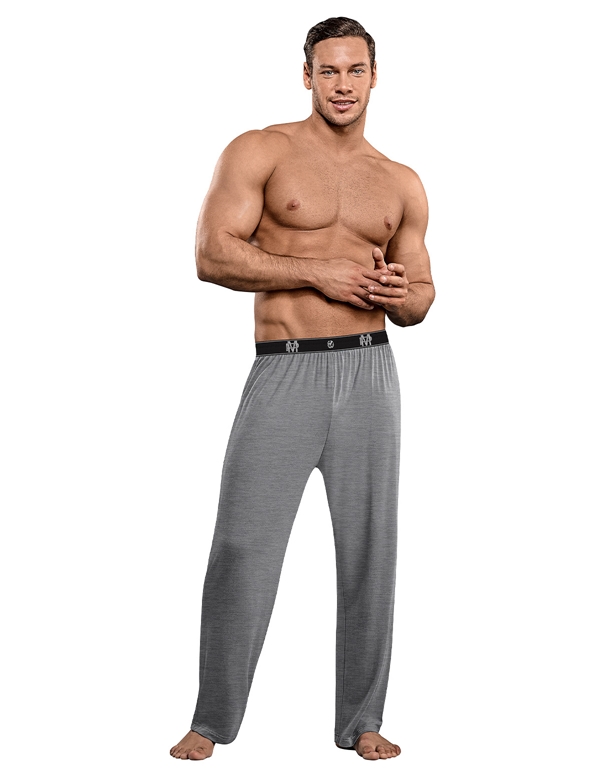 Mens Bamboo Lounge Pant ALT2 view Color: GRE